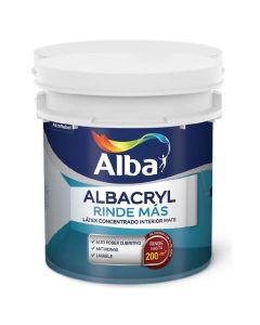 Albacryl Rinde Más Concentrado Blanco 10 lt