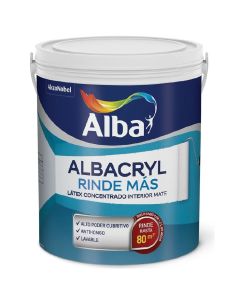 Albacryl Rinde Más Concentrado Blanco 4 lt