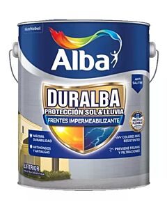 Duralba Impermeabilizante De Frentes Y Muros Blanco 10 Lt