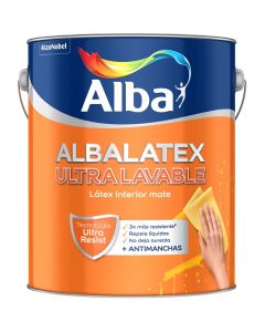 Albalatex Ultralavable Blanco 10 Lt