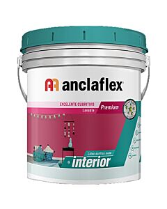 Anclaflex Látex Premium Interior Mate Blanco 10lt
