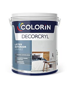 Decorcryl Lavable Mate Blanco 4 Lt