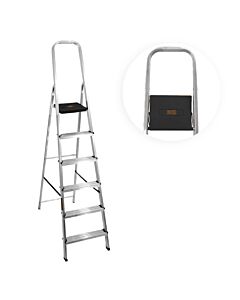 Escalera Black + Decker Aluminio 6 Escalones