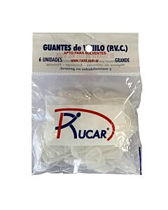 Guantes Descartables Grandes 6 Unidades