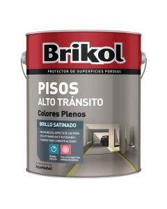 Brikol Pisos Alto Tránsito Blanco 4 Lt