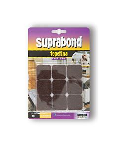 Topetina Cuadrada Fieltro 30 Mm x 18 Unidades