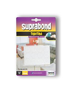 Topetina PVC Transparente 18 Mm x 12 Unidades