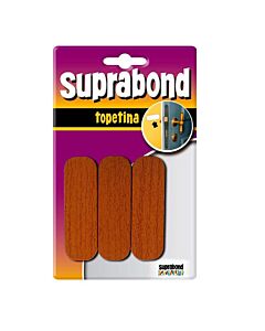 Topetina Rectangular Madera x 3 Unidades