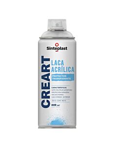 Laca Acrílica Aerosol Transparente Mate Creart 440 cc