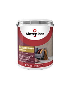 Microcemento En Pasta Listo Para Usar Blanco 25kg Sinteplast