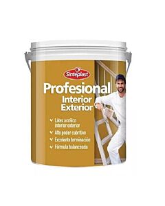 Látex Interior-Exterior Profesional Sinteplast 10 Lt