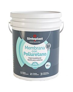 Membrana Con Poliuretano Sinteplast Rojo 20 kg