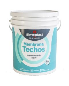 Membrana Techos Sinteplast Construcción Blanco 5 kg