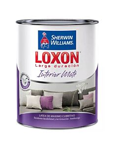 Látex LD Loxon Interior Mate Blanco  1 Lt