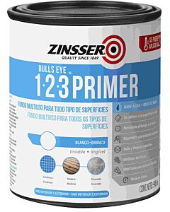 Zinsser Bulls Eye 1-2-3 Blanco 0.946 Lt