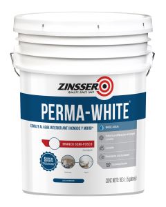 Zinsser Perma White Semi Mate Cascara De Huevo 18.90 Lt