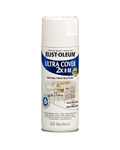 Rust Oleum Ultra Cover 2x Semi Brillante Blanco 340 Gr